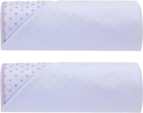 Miniatura 7 de Peryiter Pack de 2 toallas de yoga caliente de 72 x 24" con puntos de agarre, toallas de fibra adhesiva antideslizantes para yoga caliente, cubierta