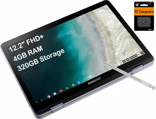 Miniatura 9 de Samsung Laptop Chromebook Plus V2 2 en 1: 4 GB de RAM, 64 GB eMMC, cámara de 13 MP, Chrome OS, 12.2 pulgadas, relación de aspecto 16:10