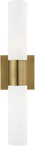 Miniatura 5 de Livex Lighting 10102-05 Aero - Luz de baño con 2 luces, cromada, 4.5" x 18