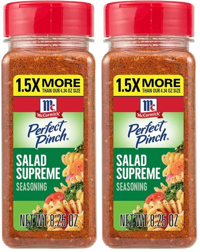 Miniatura 26 de McCormick Perfect Pinch Salad Supreme Seasoning, 8.25 onzas (paquete de 6)