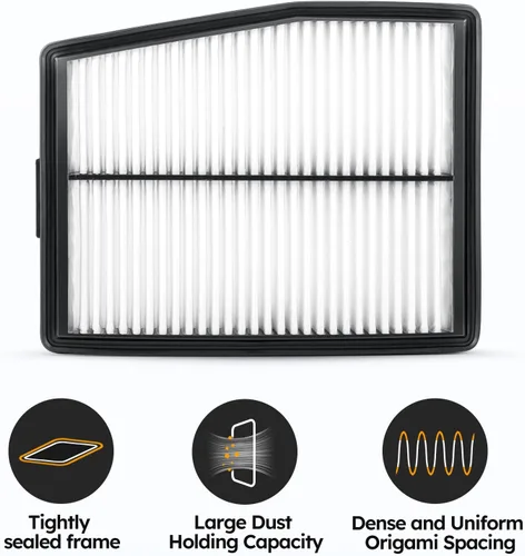 Miniatura 4 de Filtro de aire de motor Hyundai Sonata & Santa Fe - 28113-L5100 / 28113-P0400 XA11911 para modelos Hyundai y Kia 2020-2023