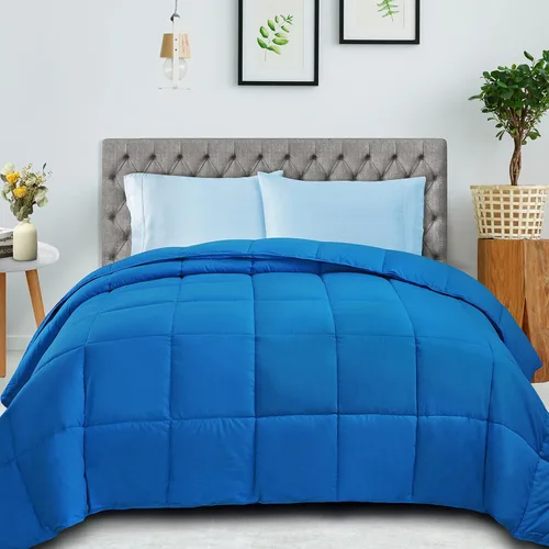 Miniatura 2 de BNM - Manta reversible para todas las estaciones, esponjosa, decorativa, edredón de felpa, mantas, ropa de cama de gran tamaño, diseño de edredón