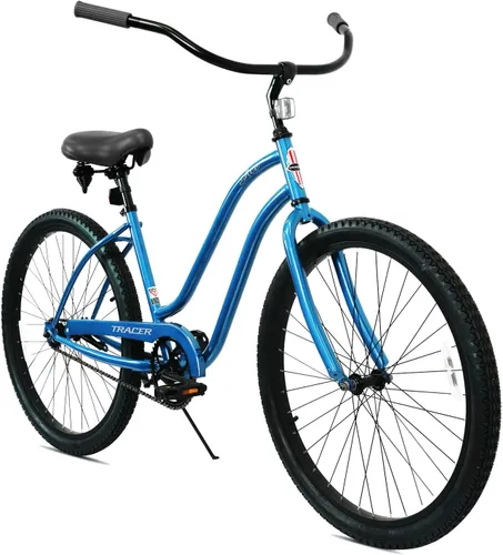 Miniatura 9 de Tracer ACE - Bicicleta crucero de playa de una sola velocidad de 26 pulgadas con freno de posavasos para hombres y mujeres, varios