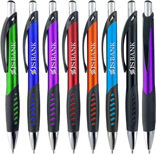 Miniatura 2 de SyPen Bolígrafos promocionales con su logotipo personalizado o texto, paquete de 300 unidades a granel, para negocios, fiestas y eventos, bolígrafos