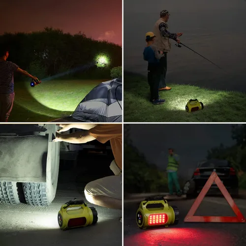 Miniatura 4 de Linterna LED recargable LE, elementos esenciales de camping, 1000 lm, 5 modos de luz, banco de energía, impermeable IPX4, linterna para emergencias