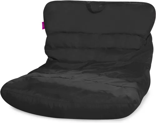 Miniatura 47 de Posh Beanbags - Sillón puff grande, 38 pulgadas, color azul rey sólido Nylon suave - Azul real