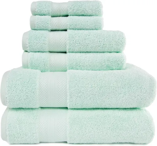Miniatura 54 de Superior Juego de toallas de algodón turco de 9 piezas, 3 toallas de baño, 3 manos, 3 toallas faciales para el hogar, artículos esenciales de baño