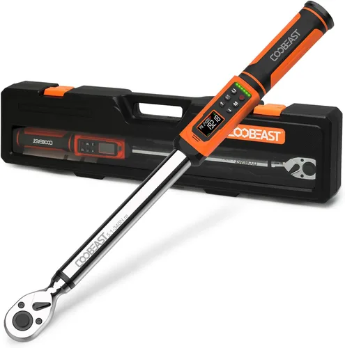 Miniatura 9 de coobeast Llave dinamométrica digital, llave dinamométrica electrónica de accionamiento de 3/8 con valor preestablecido