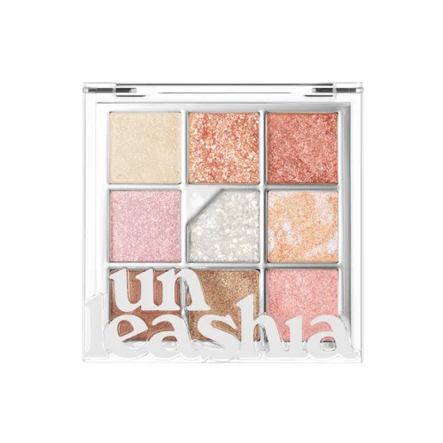 UNLEASHIA Glitterpedia Paleta de sombras de ojos NO1 – Paleta de sombras de ojos brillantes con texturas versátiles con purpurina – Paleta de