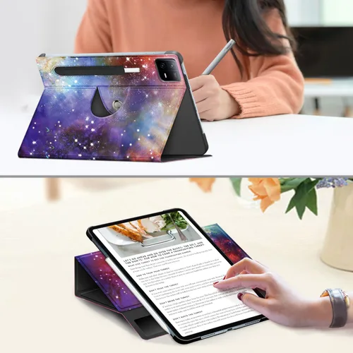 Miniatura 3 de Funda compatible con tablet Xiaomi Pad 6 de 11.0 pulgadas lanzada 2023 con soporte multiángulo para tableta Mi Pad 6 Pro giratoria ajustable