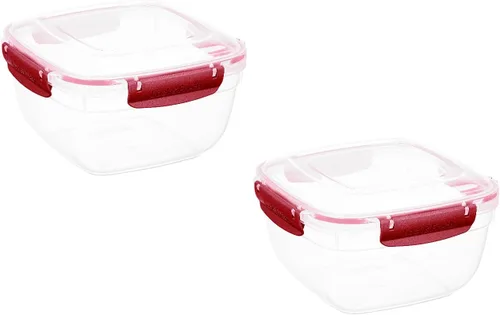 Miniatura 8 de Superio Recipiente de plástico para almacenamiento de alimentos con tapa hermética para cocina, 10 tazas, 80 onzas, libre de BPA, a prueba de fugas