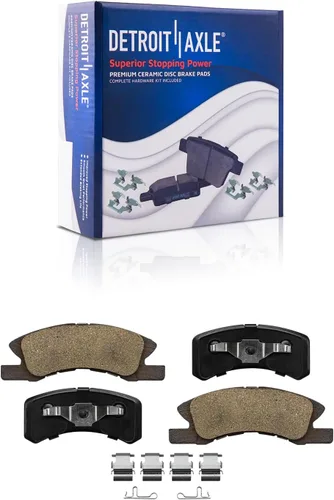 Miniatura 114 de Detroit Axle - Pastillas de Freno para Nissan Altima Sentra 350Z Juke INFINITI G35, Pastillas de Freno Cerámica Delanteras y Traseras Reemplazo