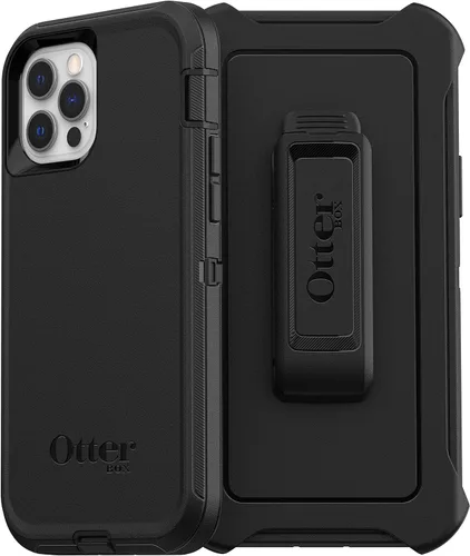 Miniatura 3 de OtterBox Funda para iPhone 12 y iPhone 12 Pro Defender Series - Poción de bayas (vino de frambuesa/Boysenberry), resistente y duradera