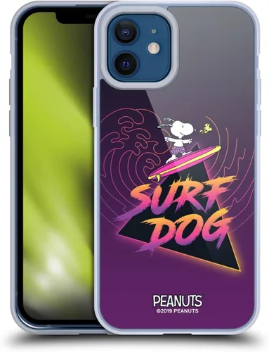 Miniatura 209 de Head Case Designs Peanuts Tropical Surf Snoopy Aloha Disco Gel Funda con licencia oficial [protección de grado militar] compatible con Apple iPhone