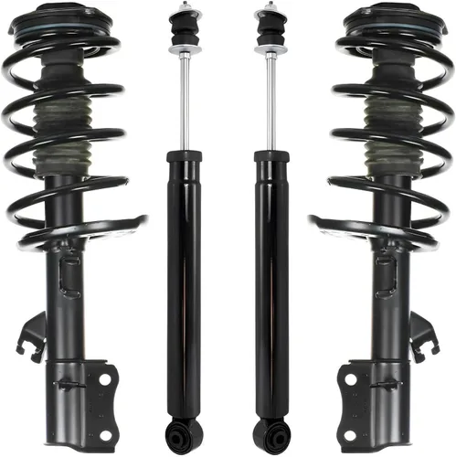 Miniatura 66 de Detroit Axle - Amortiguadores de puntales para Nissan Sentra 2007-2012 [Base S SL SR] Puntales delanteros completos con amortiguadores traseros