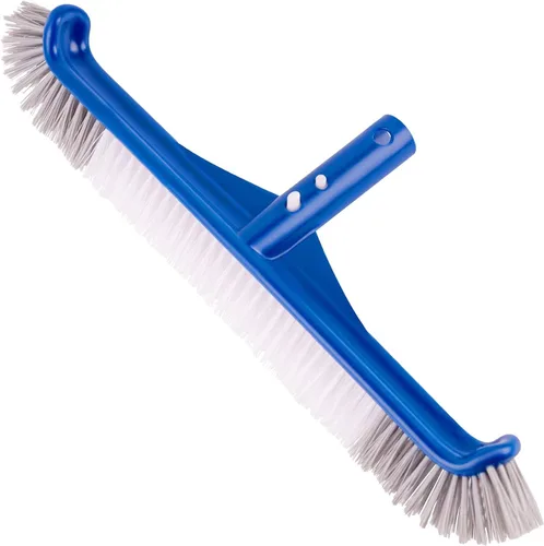 POOLAZA Cepillo de piscina, cabezal de cepillo de piscina de 17.5 pulgadas para piscinas enterradas y piscinas sobre el suelo, cepillo duradero para