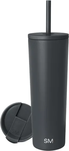Miniatura 25 de Simple Modern - Vaso con aislamiento, con tapa y pajilla Taza de viaje Botella de agua de acero inoxidable reutilizable Unisex Colección