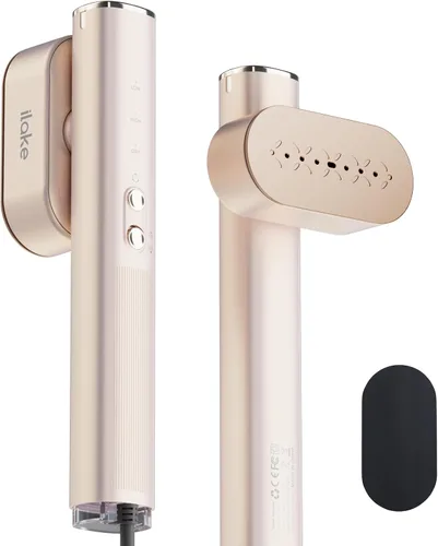 Miniatura 8 de Vaporizador para ropa, vaporizador portátil de 1000 W, tamaño de viaje, 100-240 V de doble voltaje, tanque de 4.1 fl oz, vapor de mano y plancha 2