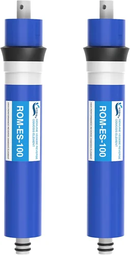 Miniatura 9 de Filtro de membrana de ósmosis inversa 75 GPD RO de 12 x 1.8 pulgadas, repuesto para debajo del fregadero, sistema purificador de filtración
