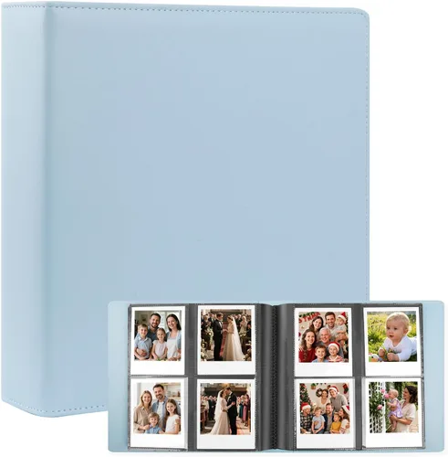 Miniatura 11 de Álbum de fotos con 160 bolsillos para cámara Fujifilm Instax Wide 300, para álbum de fotos Polaroid 600, álbumes para Polaroid Now+ Now OneStep2
