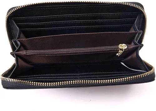 Miniatura 4 de Cyanb, carteras para mujeres, doblada, para muñeca, damas bolso largo con correa.