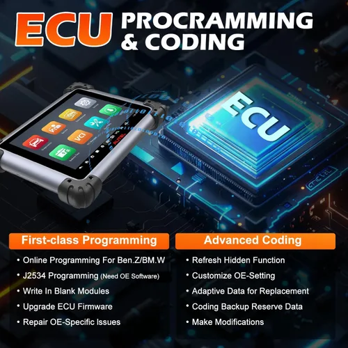 Miniatura 3 de Autel Escáner de diagnóstico MaxiSys Elite II Pro 2026, herramienta de programación ECU J2534 (como Ultra/MS908S PRO II), CAN FD y DoIP, control
