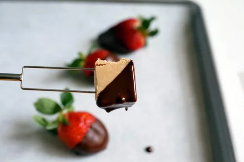 Miniatura 3 de Fox Run Juego de 3 piezas para salsa de chocolate, juego de 3 herramientas de fondue de acero inoxidable