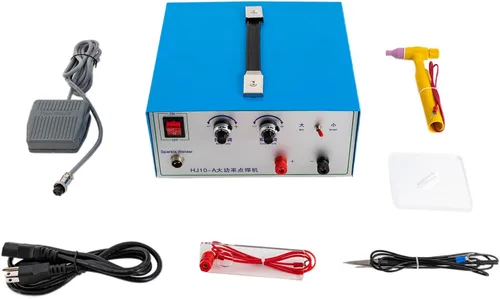 Miniatura 3 de Máquina de soldadura por puntos de joyería Máquina de soldadura de platino de oro y plata 110A 110V Soldador por puntos de joyería Máquina