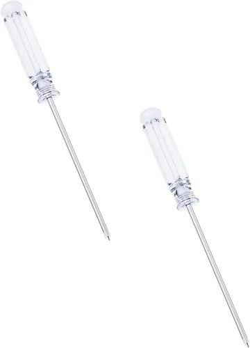 Miniatura 6 de 2 piezas Mini destornillador Phillips, 2.5mm de cabeza cruzada con mango antideslizante negro para pequeños electrodomésticos, 3.62" (92mm)