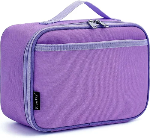 Miniatura 37 de FlowFly Lonchera para niños, bolsa suave aislada, mini hielera para el regreso a clases, kit de bolsa térmica para comidas, para niñas, niños, Avión