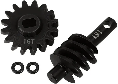 Miniatura 7 de 2 piezas de engranajes diferenciales de eje de acero 13T/2T engranaje helicoidal diferencial de sobremarcha delantero y trasero para Axial SCX24 2