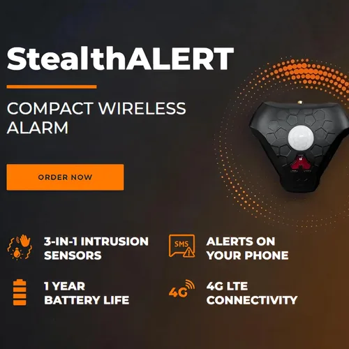 Miniatura 9 de Simtek Sensor StealthALERT para monitoreo de armas y almacenamiento, sistema de seguridad con aplicación
