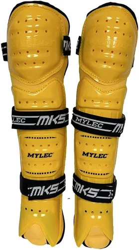 Miniatura 8 de MyLec MK5 Street/DEK Espinilleras, Accesorios de Hockey Ligeros y Duraderos, Correas de 360°, Carcasas Frontales Duras, Material Transpirable