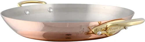 Miniatura 4 de Mauviel 6727.20 M 'heritage M '150B Ronda Pan de cobre, 8" Bronce Mango