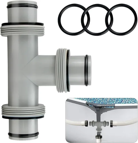 Miniatura 10 de Magoog Conector de manguera de bomba de filtro, conector de manguera de piscina de 1.5 a 1.5 pies, conector de manguera de piscina para adaptador