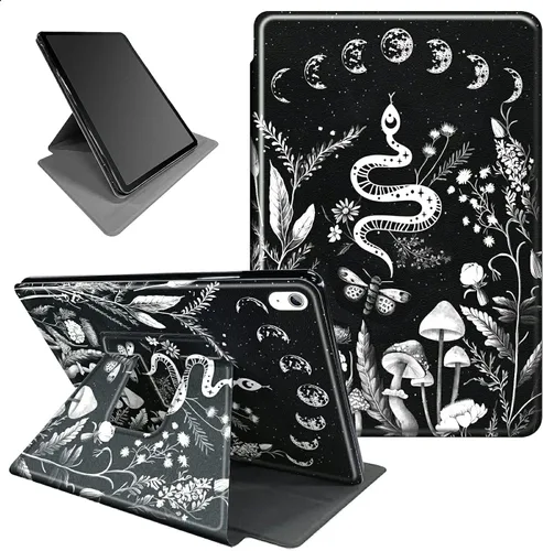 Miniatura 76 de Funda para iPad mini 6 para iPad mini 6ª generación 8.3 pulgadas 2021 360 grados giratorio soporte ligero cubierta inteligente protectora