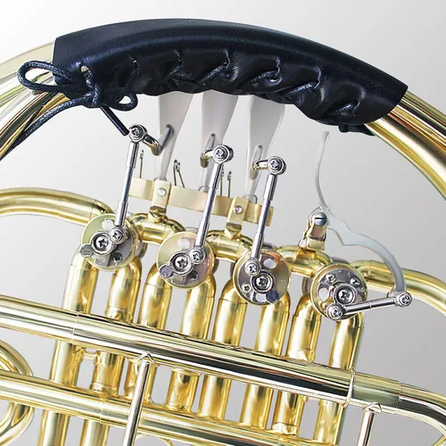 Miniatura 3 de Bocina francesa para principiantes BB - Cuerno de latón lacado dorado de 4 teclas con estuche rígido Incluye afinador, boquilla y kit de limpieza