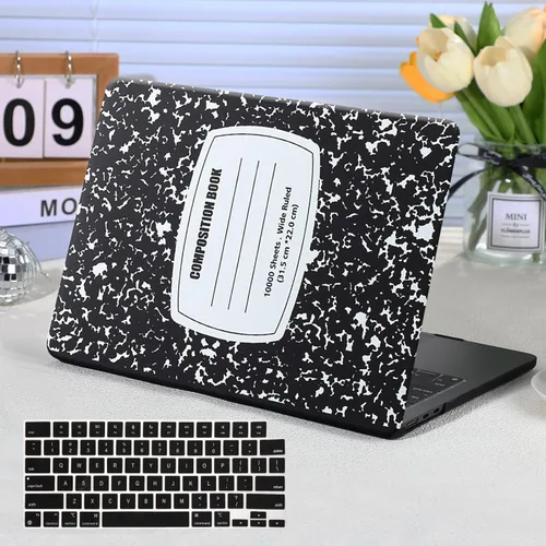 Funut Compatible con Funda para MacBook Air de 13 Pulgadas, Funda Protectora de Plástico Duro Air 13.3 Sin Rayones Funda Rugosa para (Versión 2el