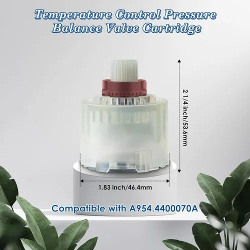 Miniatura 3 de Dreyoo 1 paquete de cartucho de equilibrio de presión compatible con válvula de ducha American Standard R110/R115 A954.4400070A para grifos