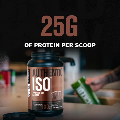 Miniatura 2 de Jacked Factory Auténtico polvo aislado de proteína de suero ISO, bajo en carbohidratos, proteína de construcción muscular sin OMG sin rellenos
