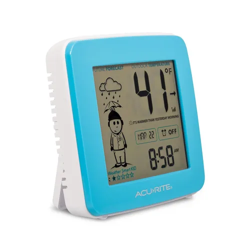 Miniatura 7 de AcuRite Estación meteorológica What-to-Wear con reloj despertador, hora, fecha y sensor inalámbrico para exteriores para pronóstico hiperlocal