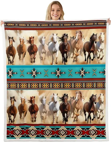 Miniatura 33 de Erosebridal Manta de Tiro de Caballo Blanco Manta de Vellón de Flor de Cerezo Rosa y Mariposa, Mantas y Tiros de Animales de Granja Caballo 40"X50