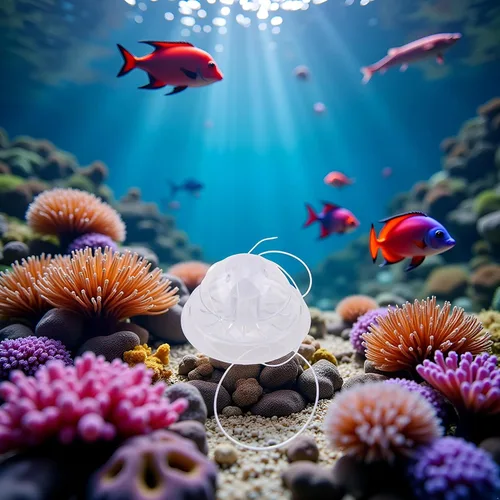 Miniatura 3 de Trampa de caracoles de plástico para acuario para pecera, atrapa caracol transparente, caja de captura planaria de sanguijuela para plantas