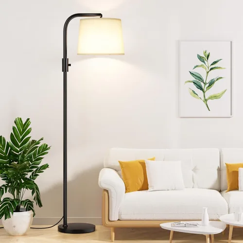 Miniatura 13 de Ambimall Lámpara de pie totalmente regulable - Lámparas de pie de 9W con bombilla LED incluida, lámparas de pie para sala de estar con cabezal R