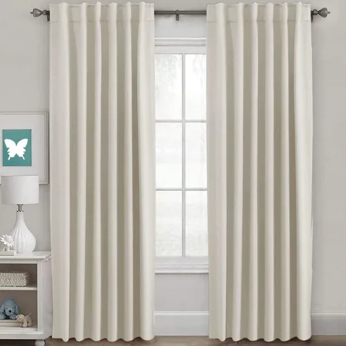 Miniatura 21 de H.VERSAILTEX Cortinas opacas con aislamiento térmico, paneles de tratamiento de ventana, cortinas opacas para oscurecer la habitación, cortinas Gris
