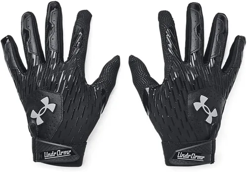 Under Armour Youth Clean Up - Guantes de béisbol para niño (007) negro / negro / acero