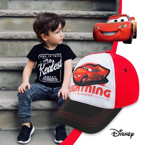 Miniatura 3 de Disney Gorra de béisbol Rust eze Lightning McQueen Cars para niños pequeños, de 4 a 7 años, Relámpago