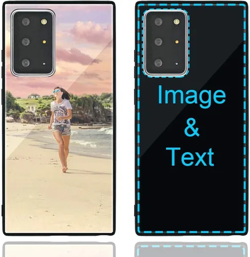 Miniatura 558 de Funda de teléfono personalizada para Samsung Galaxy S22+ / S22 Plus 5G, funda de TPU suave de vidrio templado antiarañazos personalizada con foto