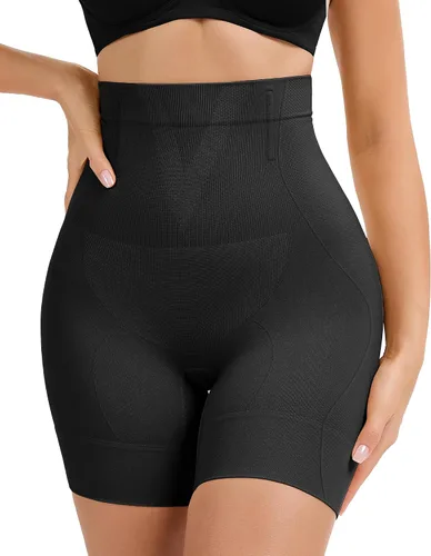 Ropa moldeadora con control de abdomen, pantalones cortos de cintura alta, ropa interior moldeadora para el cuerpo, pantalones cortos levantaglúteos