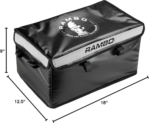 Miniatura 8 de Rambo Bikes - Bolsa térmica portátil grande, color negro
